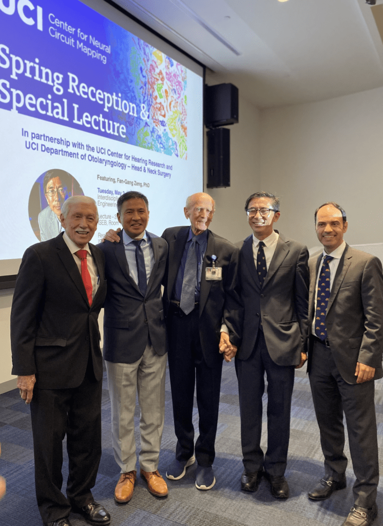 Drs. Roger Crumley, Tjoson Tjoa, Victor Passy, Fan-Gang Zeng and Hamid Djalilian